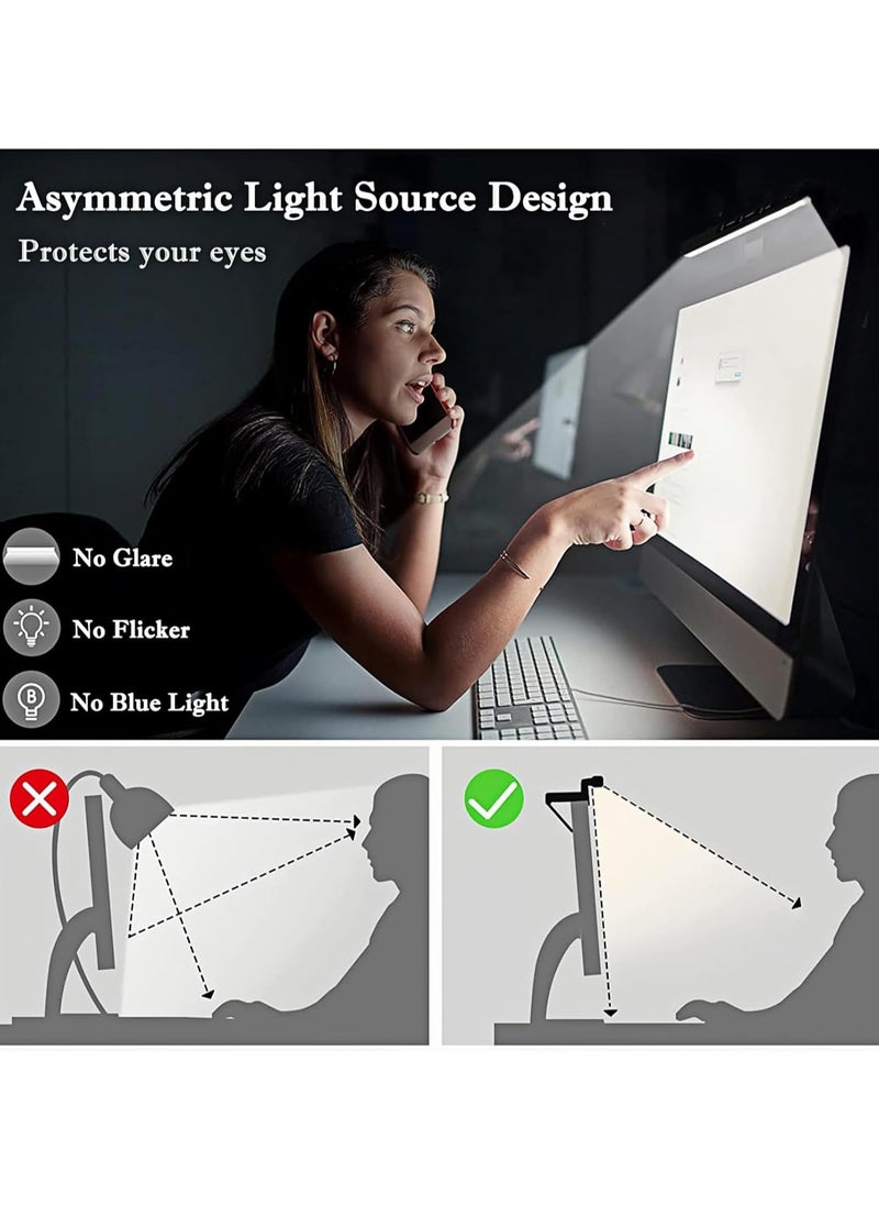 USB Computer Monitor Light Bar,Laptop Lamp for Office/Home/Gaming/Desk with Adjustable Brightness and Color 330MM
