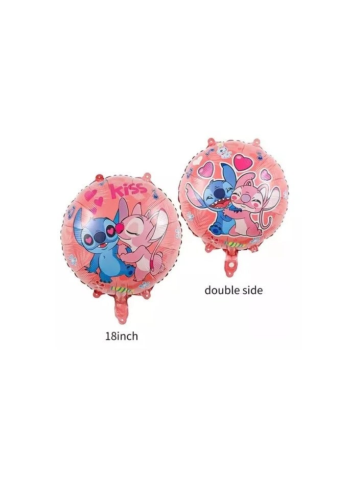 Party Cartoon Shape Anime Star Baby Stitch Balloon Set Children's Toys Birthday Party Decoration Balloons - Image 3