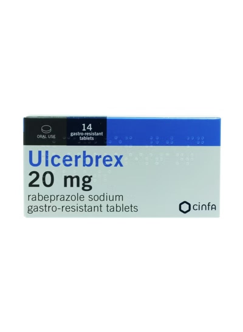 ulce-rbrex 20mg tabs x 14