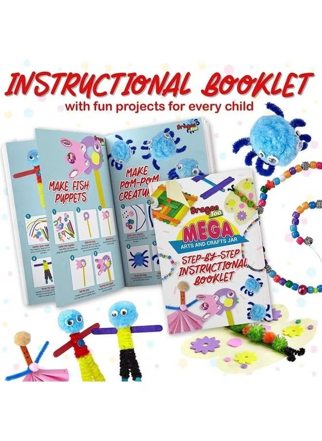 YIJIA HOME GOODS - 1000 Pieces Of Giant Creative Crafts Jar Kit Children'S Diy Crafts Making Tools - Image 1