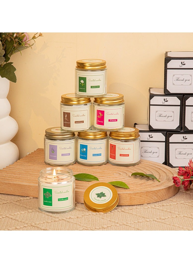 general Essential oil scented candles Vanilla butter Natural sleep aid Ramadan souvenirs recommended Valentine's Day gifts - Image 5