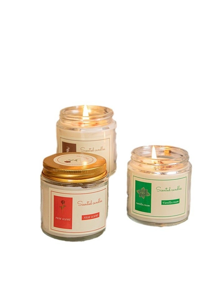 general Essential oil scented candles Vanilla butter Natural sleep aid Ramadan souvenirs recommended Valentine's Day gifts - Image 3