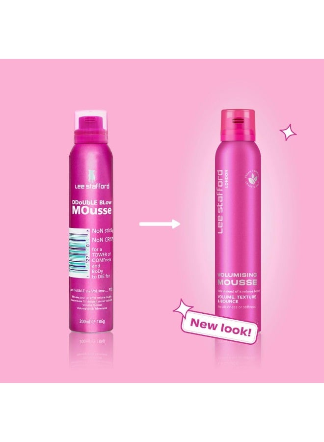 Lee Stafford موس شعر لي ستافورد المعزز للحجم | تصفيف - أضف حجمًا وملمسًا للشعر الناعم المجعد، أفضل رغوة مرنة تعزز الجسم مع ثبات قوي، خفيفة الوزن، مكثفة، للرجال والنساء، 6.4 أونصة - Image 3