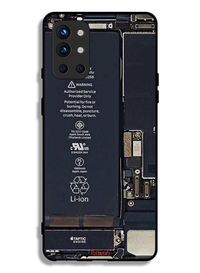 Tolwak غطاء حماية لهاتف OnePlus 9R 5G بنمط دائرة الهاتف - Image 2