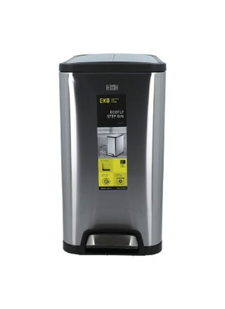 Soft Closing Lid Round Ecofly Step Trash Can Silver 15 L EK9377MT-15L - pzsku/Z6D4EF05390C93C2AFA5AZ/45/1746612900/fc535bf3-a8ec-4c18-8996-ecafc60958d7
