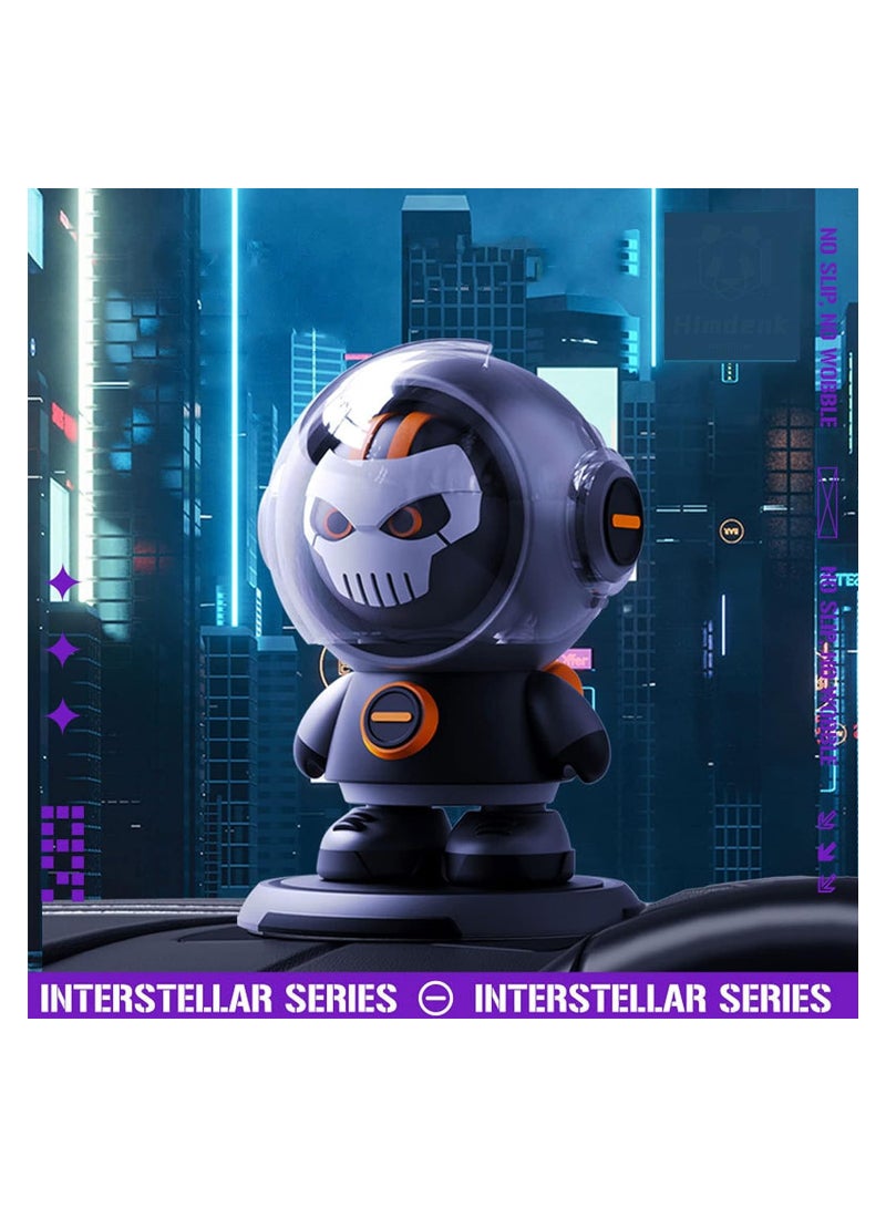 KASTWAVE معطرات هواء السيارة من Insterstellar Astronaut، موزع هواء للسيارة، ديكور لطيف للسيارة لتخفيف إرهاق القيادة، معطر للسيارة مناسب لإزالة الروائح من السيارات الجديدة والأجسام البشرية - Image 3