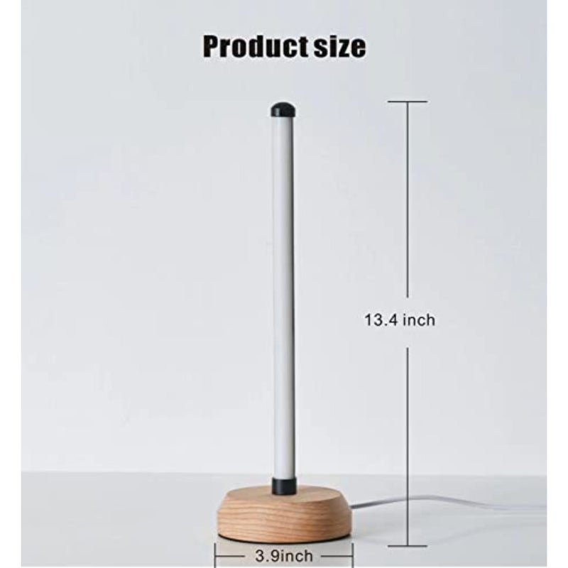 Bedside Table Lamp for Bedroom: Aluminum, Warm White/Neutral/Daylight, 3-Color Temperature Dimmable LED Lighting - Image 5