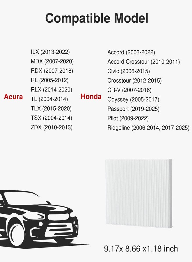 Puroma 1 Pack Cabin Air Filter with Multiple Fiber Layers, Replacement for CP134, CF10134, Honda Civic, CR-V, Odyssey, Pilot, Accord, Ridgeline, Passport and Acura CSX, ILX, MDX, RDX, TLX, RLX - Image 5