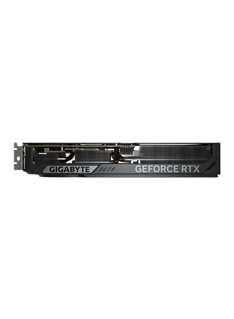GIGABYTE GeForce RTX™ 5070 WINDFORCE OC SFF 12G Graphics Card - NVIDIA Blackwell Architecture, DLSS 4, 12GB GDDR7, 192-bit Memory, 28Gbps Memory Clock, PCI-E 5.0, 7680x4320 Max Resolution, 4 Multi-View, WINDFORCE Cooling System, Hawk Fan, Server-Grade Thermal Gel, NVIDIA SFF-Ready, Reinforced Structure, DisplayPort 2.1a x3, HDMI 2.1b x1, 16 Pin Power Connector | GV-N5070WF3OC-12GD Black - Image 3