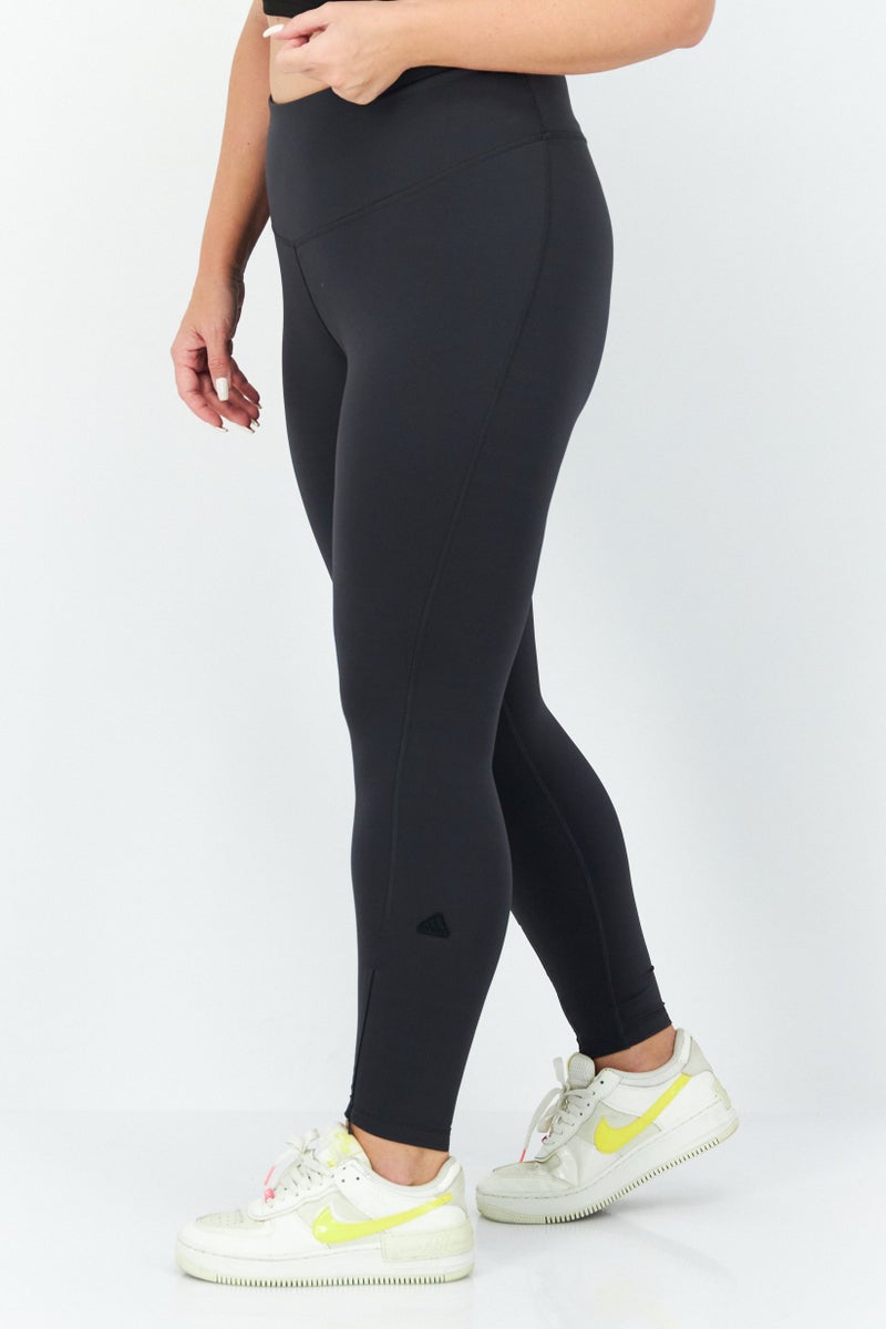 Adidas Women Plus Size Training Leggings, Dark Grey - Image 4