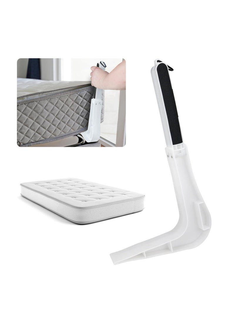 Barakah أداة رفع المرتبة، رافع ويدج تحت المرتبة بتصميم مريح لتغيير الملاءات | أداة رفع المرتبة لجعل السرير سهل | أداة صنع السرير - Image 1