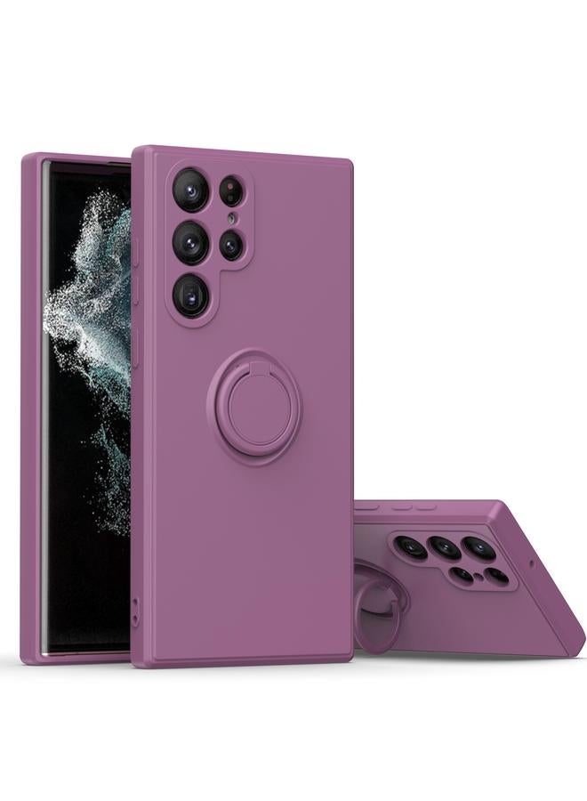اس-توب جراب لهاتف Samsung Galaxy S23 Ultra 5G مع حامل حلقي من مادة TPU وسيليكون - Image 1