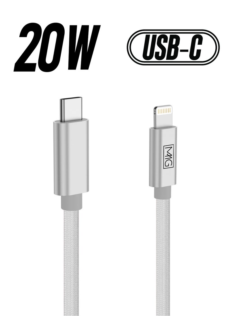 iPhone Charger Cable 2M 【MFi Certified】 USB C to Lightning Cable Fast Charging braided Power Delivery PD 20W iPhone Cable for iPhone 14/14 Pro/14 Plus/14 Pro Max, iPad Pro, iPhone 8-13 All Series - Image 1
