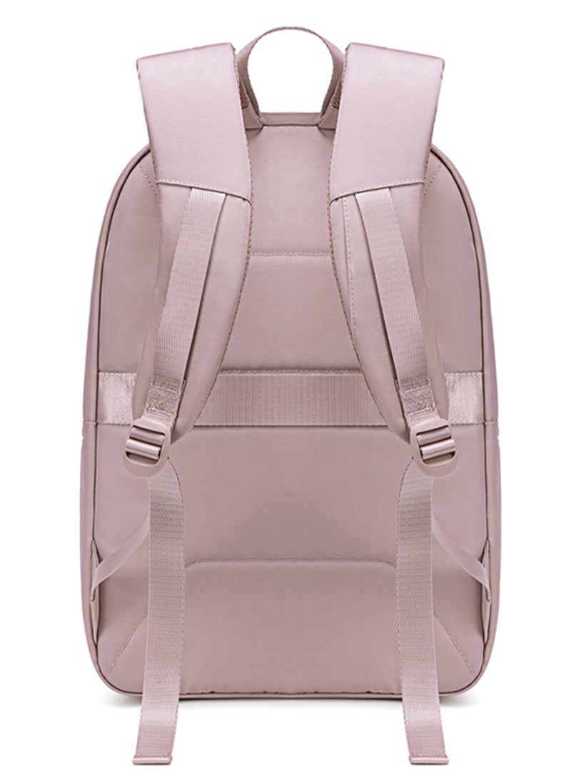 شانتريا Premium Lightweight Laptop Backpack for Women Water Resistant Multifunctional Anti-Theft Daypack with Built in USB Port, CB00633 - Light Pink - Image 3