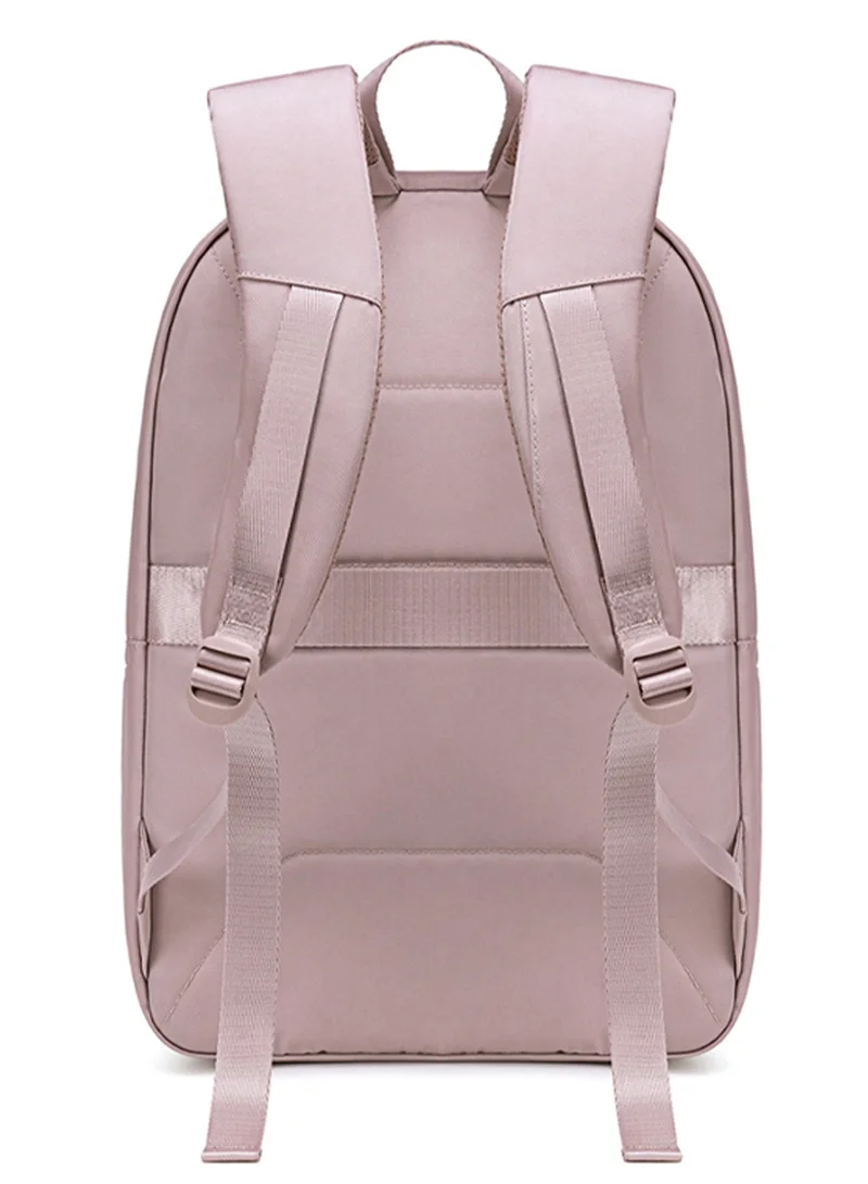 Chantria Light Pink Premium Lightweight Laptop Backpack for Women Water Resistant Multifunctional Anti-Theft Daypack with Built in USB Port, CB00633, Light Pink for Women | Best Price UAE
