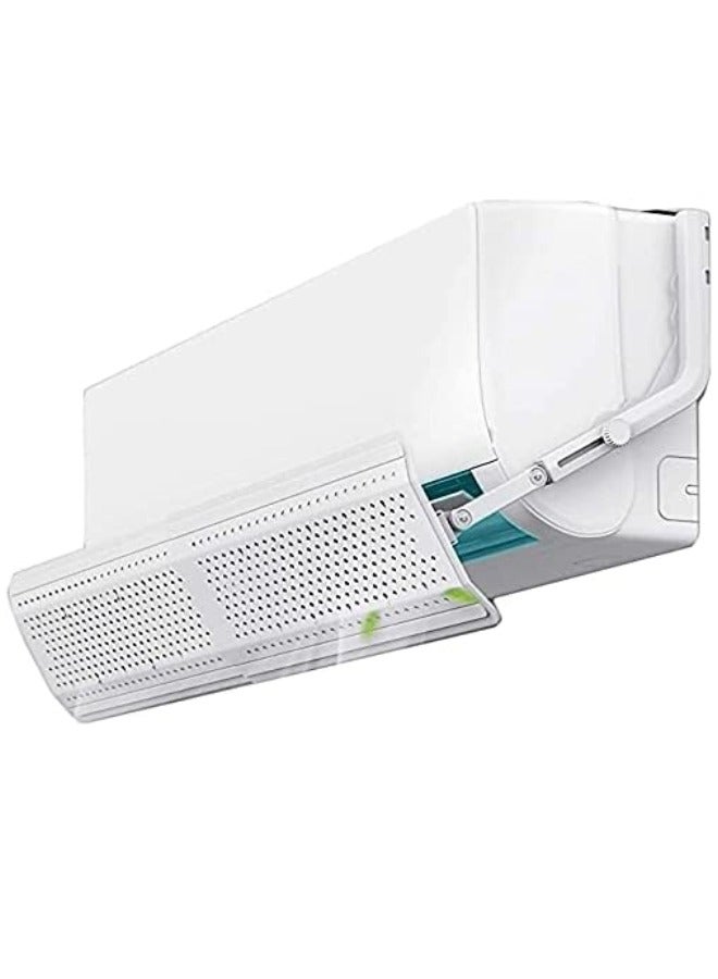 57-105cm Air Conditioner Deflector Air Conditioning Wind Shield,Adjustable Width,No Punching Required,Prevent Direct Air Blowing From The Air Conditioner  - Image 1