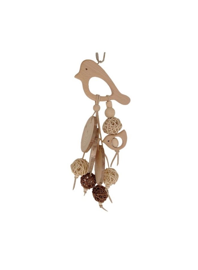 Pado VanPet Fish With Circle Natural Bird Toy - 26 x 12 cm