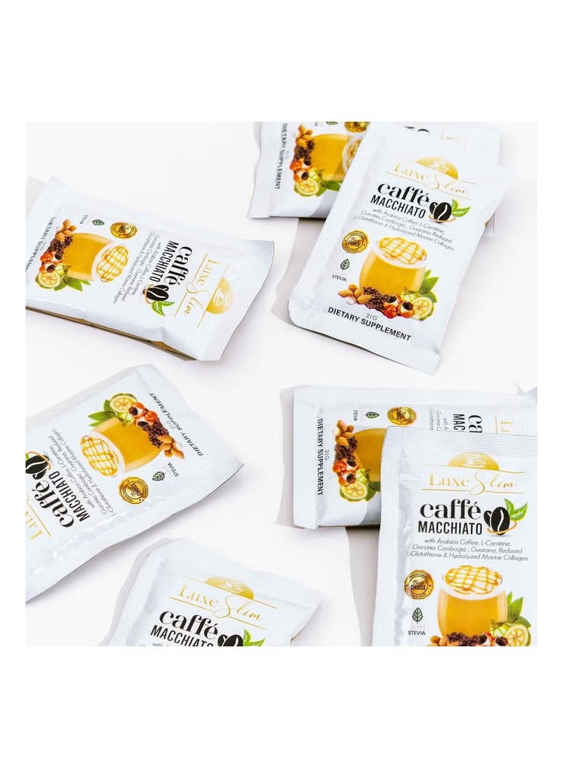 Luxe Slim Caffe Macchiato Herbal Coffee Drink Mix - Image 2