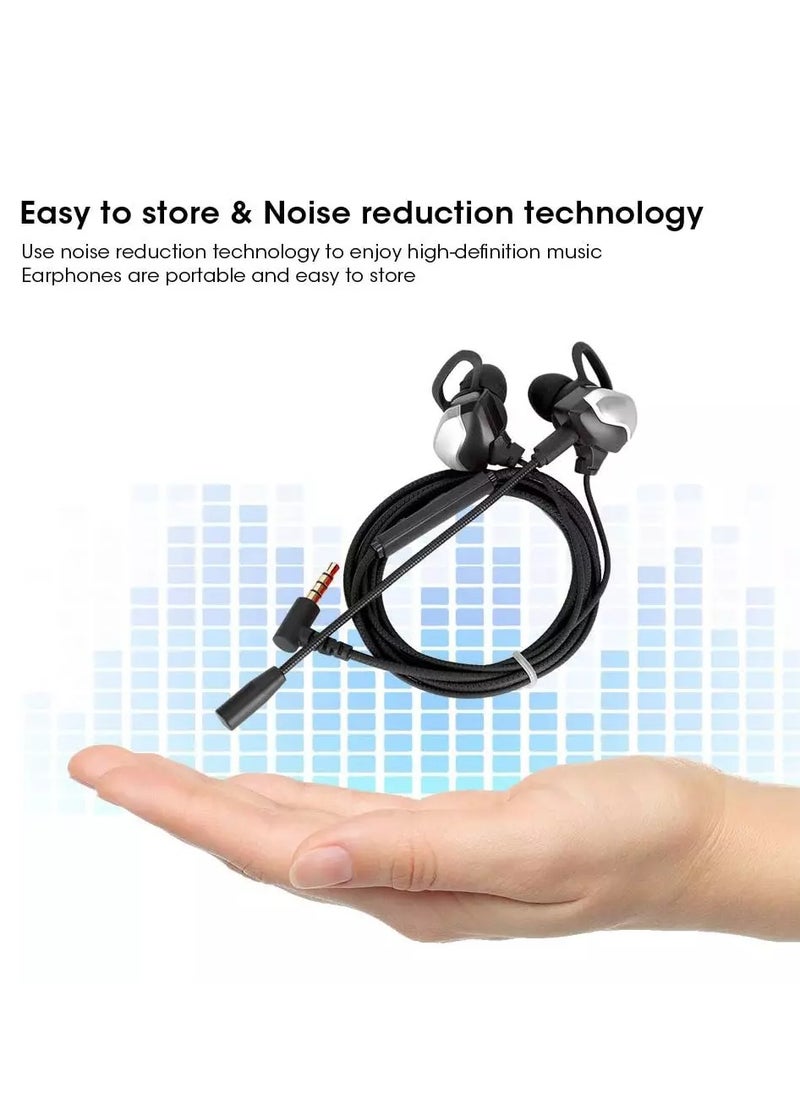 ALBH9609 IN-EAR GAMING Ear Buds - Detchable Noise Canelation Microphone