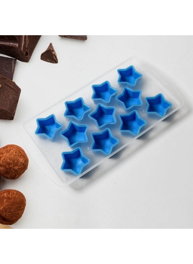 Happy Home 11-hole star-shaped ice cube tray adds a festive and fun touch to birthday parties, special occasions, and everyday drinks.  - Image 1
