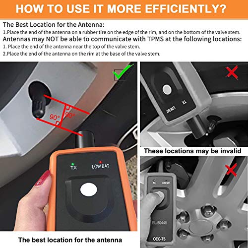 Launch Launch TPMS Relearn Activation Reset Tool for GM Tire Sensor Pressure Monitor System Programming Training Activation Tool Automotive OEC-T5 EL 50448 Vehicle Series 2006-2025 - Image 5
