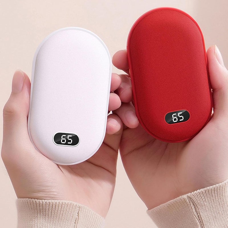 Fast Charging Heat Pack with USB Create Port 3 Heat Modes 3000mAh Compact Winter Essential Rechargeable Hand Warmer - Image 4