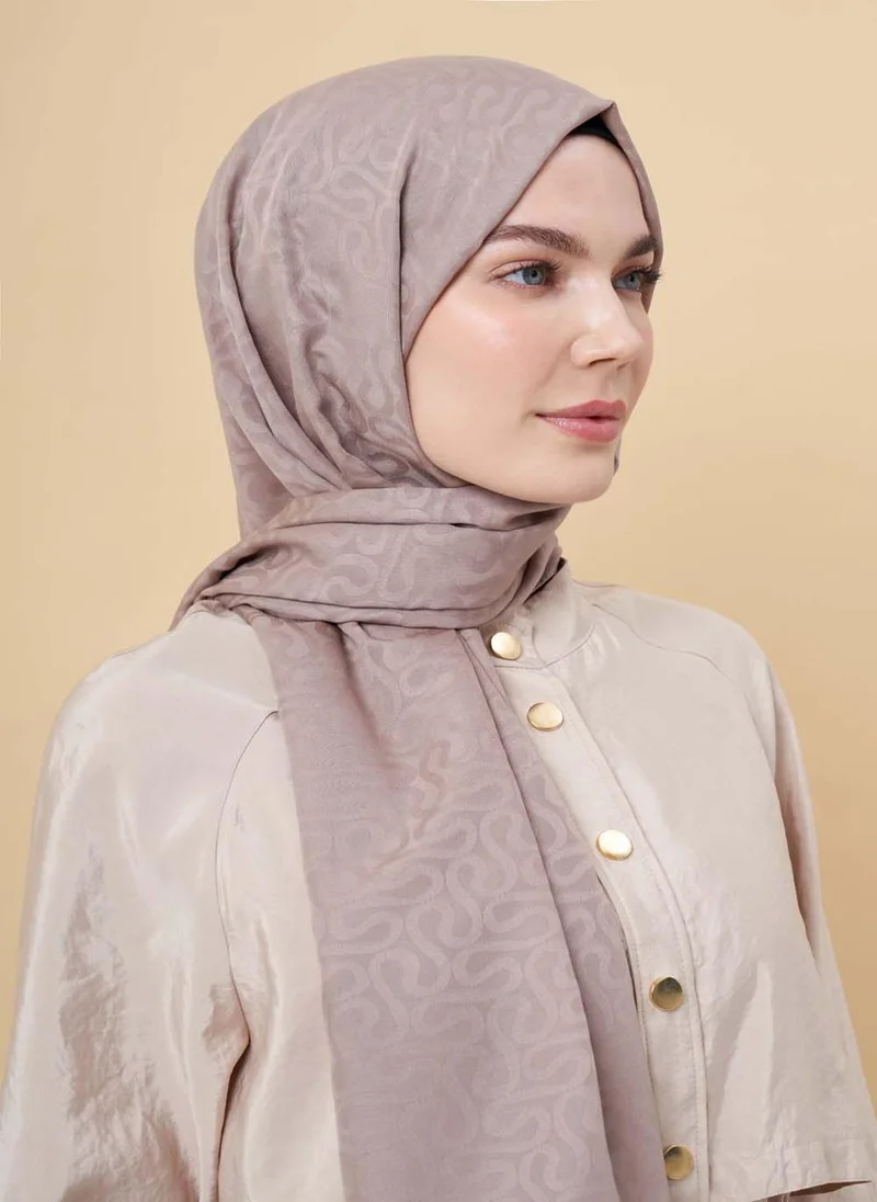 MIZALLE His Jacquard Shawl