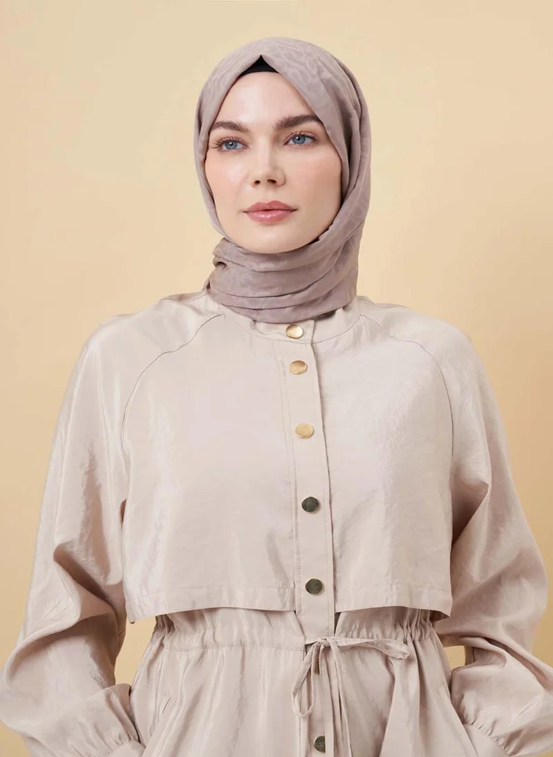 MIZALLE His Jacquard Shawl