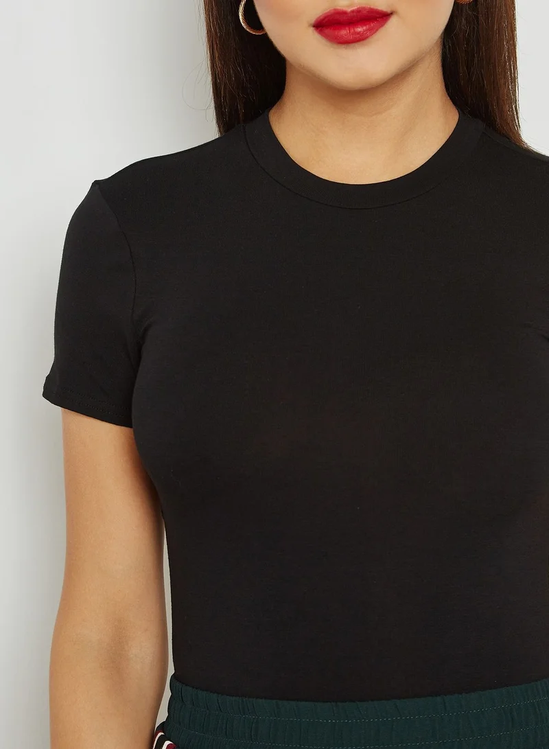 Ginger Ribbed Open Back Body