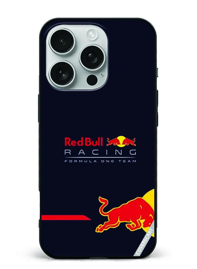 COVERSCART Protective Case Cover For Apple iPhone 16 Pro Red Bull Design Multicolour