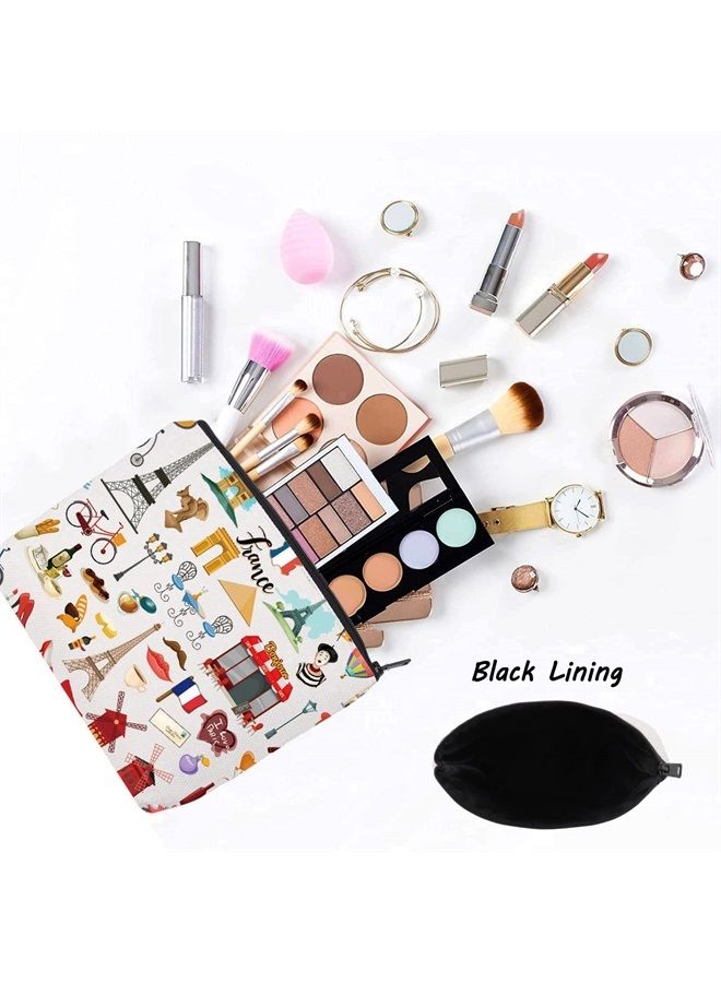 LEVLO هدية ثقافة السفر إلى فرنسا - حقيبة سفر بموضوع فرنسي - هدايا معالم باريس - هدية تذكارية فرنسية (فرنسا) - Image 3