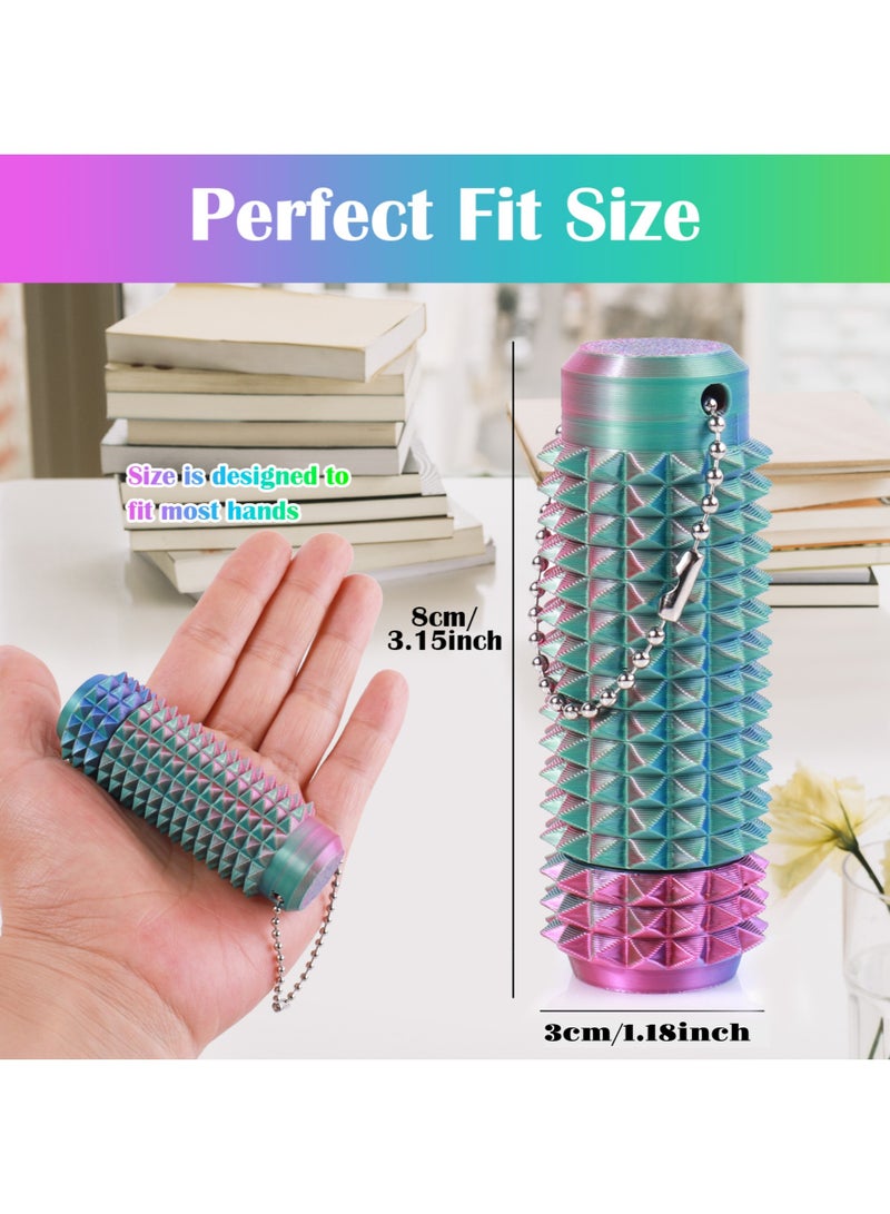 Spinners,2-in-1 Design of Little Ouchies Fidget Toy with Keychain,Spiky Toys Stress Relief for Adults - Image 2