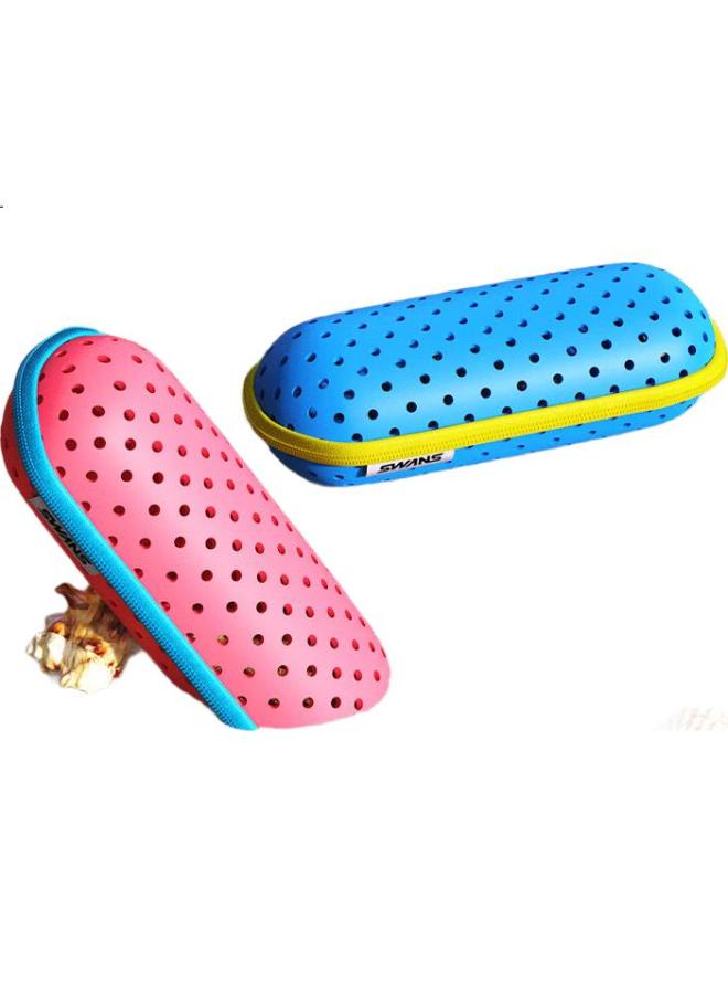 Swans Swimming Goggles Case, Breathable Lightweight Eyeglass Case, Professional Waterproof Large Goggles Storage Box, Portable Swimming Equipment, Green - Image 3