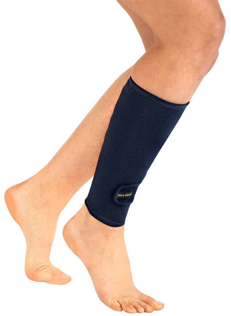 PAVIS CALF SUPPORT/ Calf Compression Sleeves for Men and Women - Leg Compression Sleeves - Calf Support, Cycling Sports Leg Warmers Marathon Football Runner Muscle Compression Calf Compression Knee Guards Leg Socks Cover /Italy Brand/100% cotton in contact with the skin/Provide a light knee support - Image 1