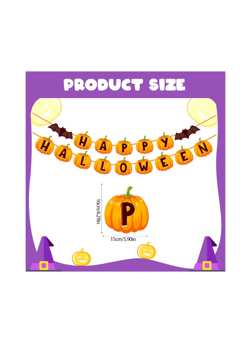 Highland 1 Piece Pumpkin Halloween Banner - Image 3
