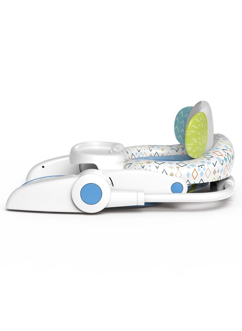 TEKNUM Baby Portable Dining Feeding Chair and Recliner Activity Chair - Elephant - Image 5