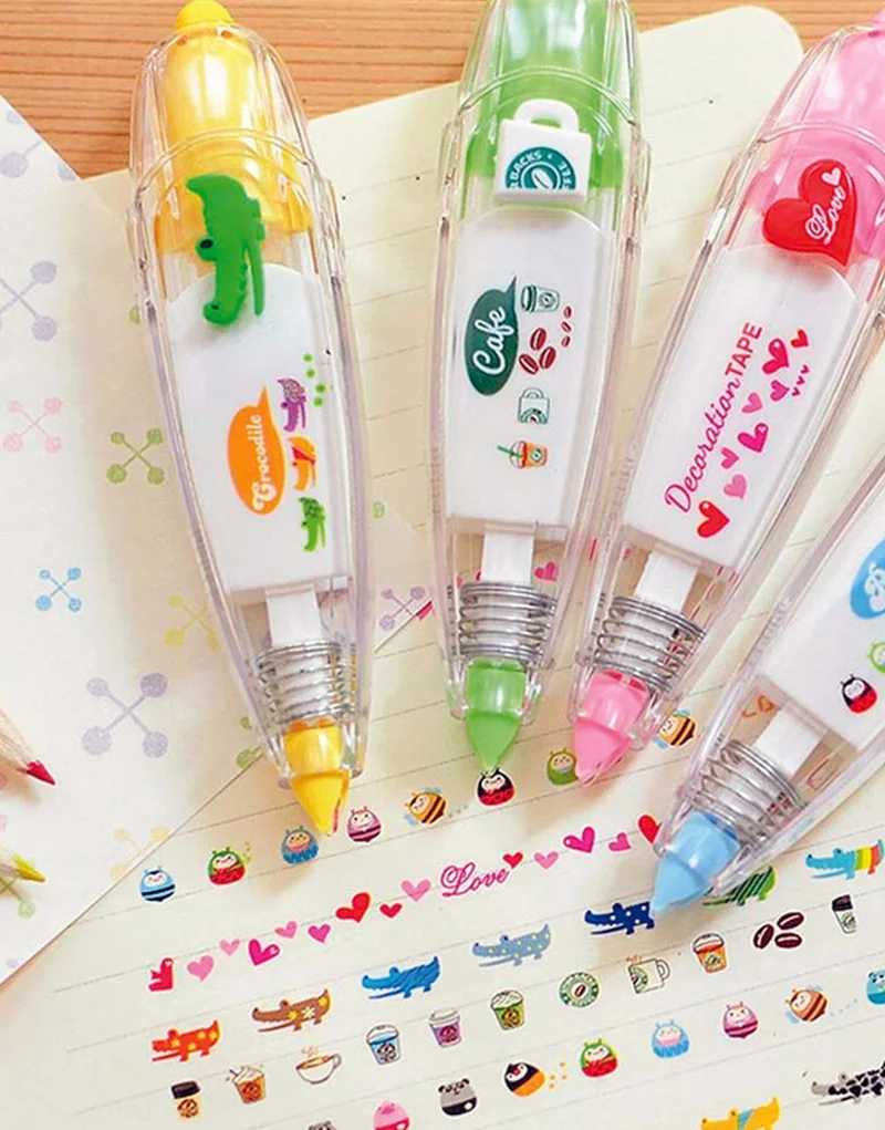 كاغيت جيمي دوكان Heart Decoration Tape Tipex - Tipex