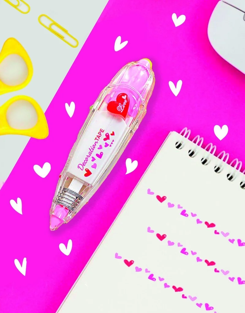 كاغيت جيمي دوكان Heart Decoration Tape Tipex - Tipex
