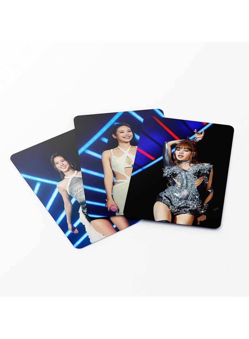 NIBEMINENT 55 Pcs Kpop BLACKPINK Coachella Lomo Cards Card For Fans Collection Gifts - Image 4