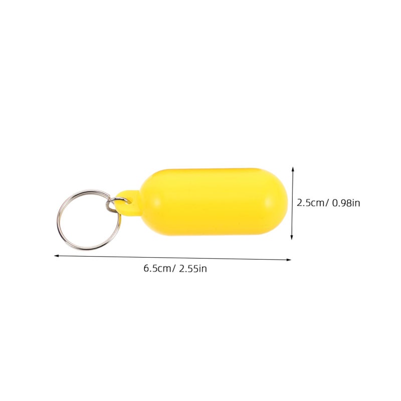 4 Pack Boat Key Float Keychain Lightweight High Visibility Floating Key Ring For Water Sports Beach Outdoor Activities - Image 3