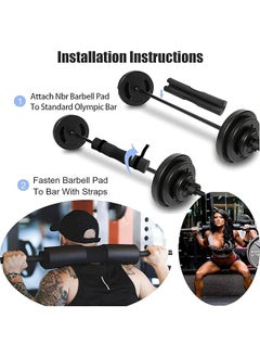 erorex Beauenty Barbell Pad Squat Pad- Shoulder Support For Squats, Lunges & Hip Thrusts - For Olympic Or Standard Bars - Squat Sponge  - Image 5