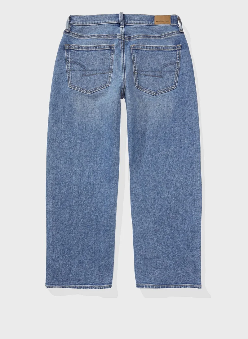 American Eagle Wide Leg Crop Jeans