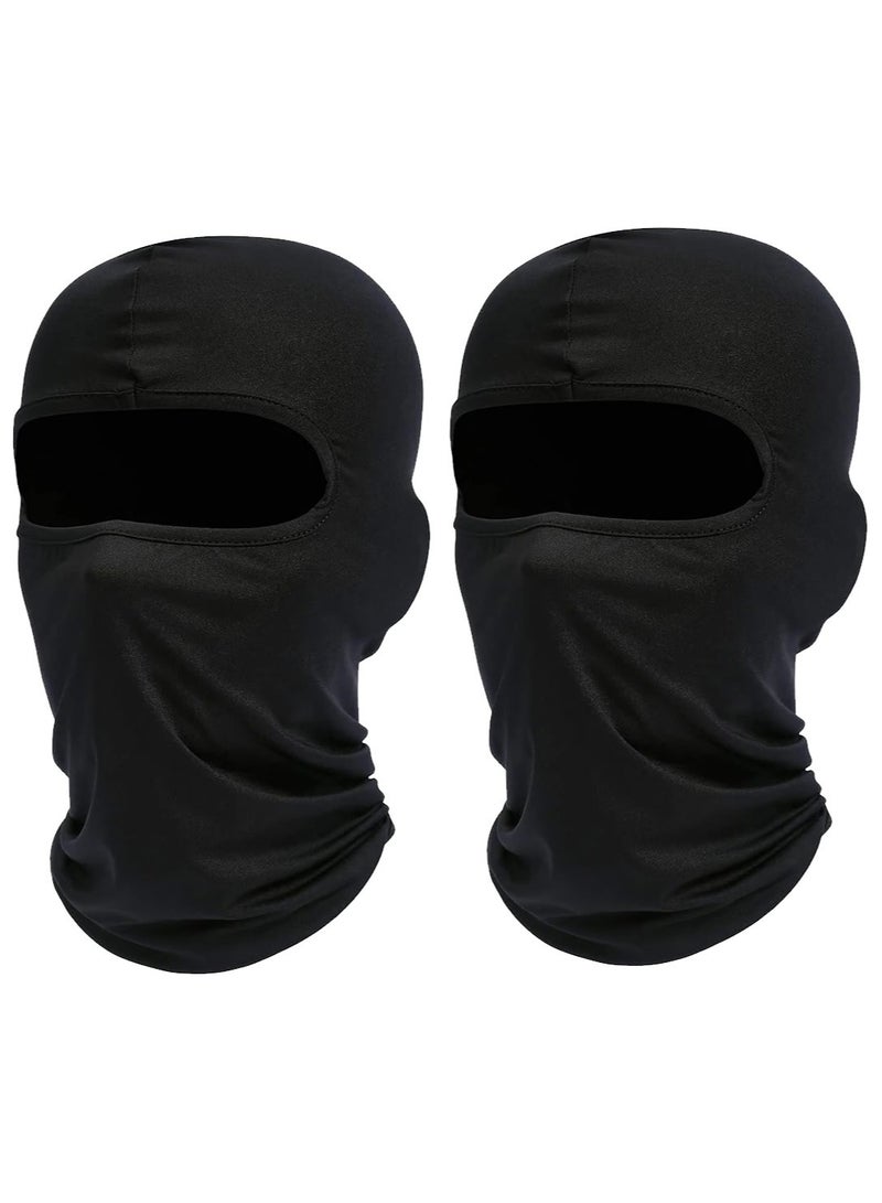 Generic 2Pcs Balaclava Head Cover Cooling Neck Gaiter UV Protector Motorcycle Ski Face Mask For  Cosplay Costume Accessories  - Image 1