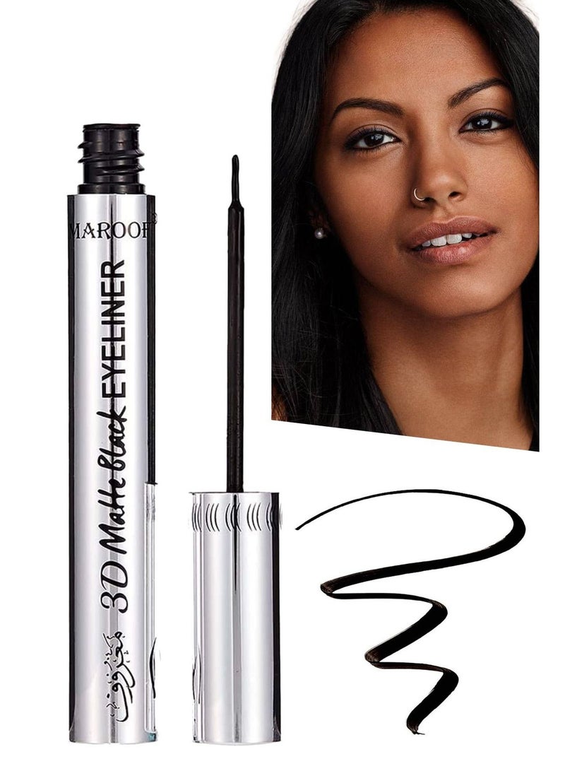 MAROOF 3D Matte Black Eyeliner 10ml - Image 4