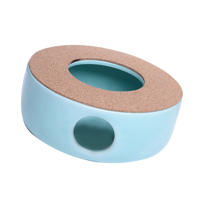 2 pcs Ceramic Tea Stove Tea Heater Warmer Candle Stand Candle Holder for Home Office ( ) - Image 5