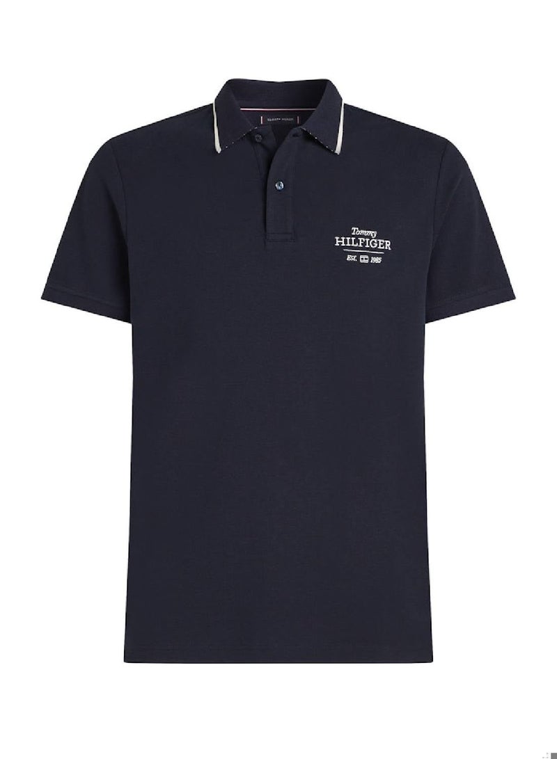 TOMMY HILFIGER Slim Tipped Polo Shirt - Image 2