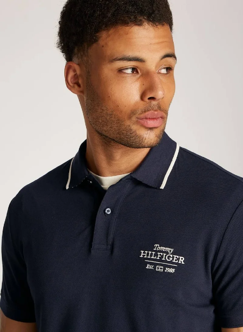 Slim Tipped Polo Shirt