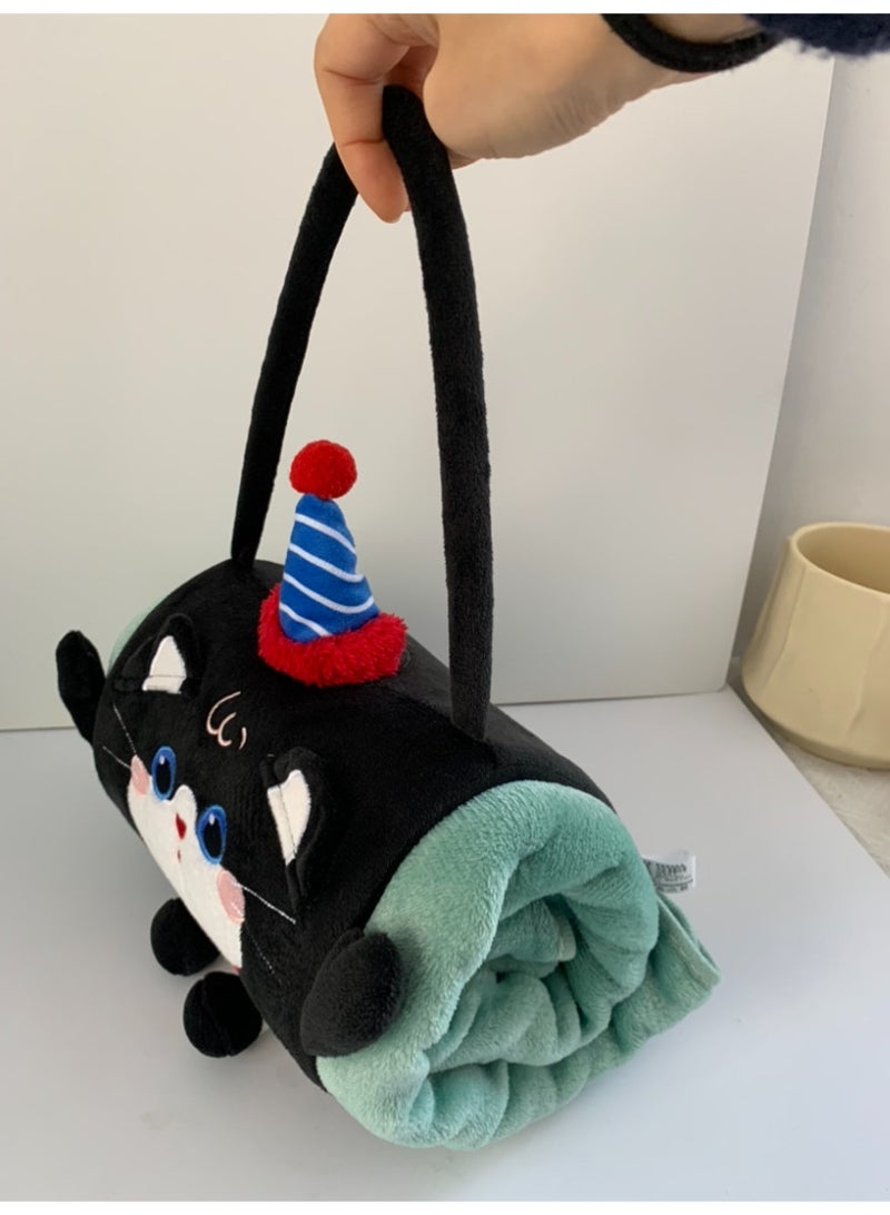 Jellycat Children's Pillow Blanket with Cartoon Prints, Air-Conditioning Blanket, Kindergarten Nap Blanket, Multifunctional Children's Blanket (Size: 100cm × 170cm) - Image 2