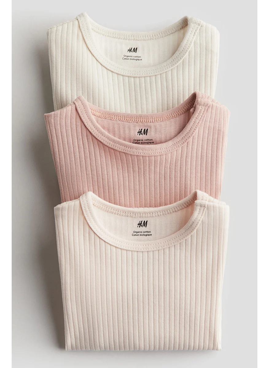 H&M 3-Pack Ribbed Bodysuits