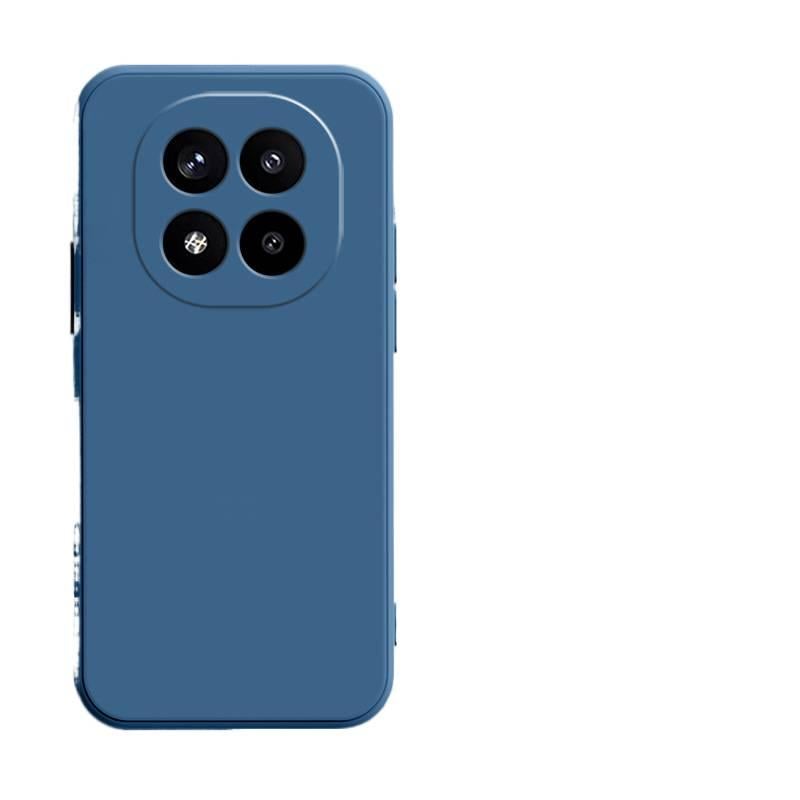 غطاء واقي، حماية من السقوط , ملمس غير لامع، سيليكون، مقاوم للصدمات لـ Redmi Note 13 Pro، أزرق من السيليكون باللون الأزرق لترتيب الأغراض للاستخدام العملي للحمل اليومي - Image 1